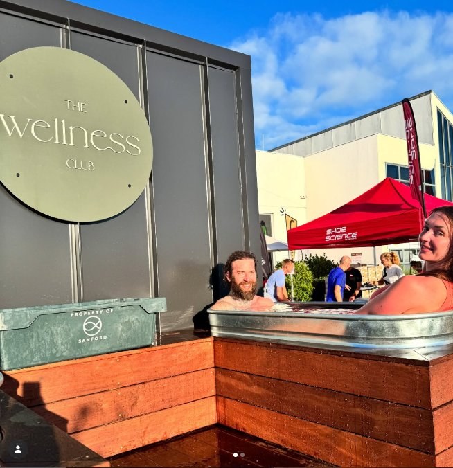 Ice bath at The Wellness Club