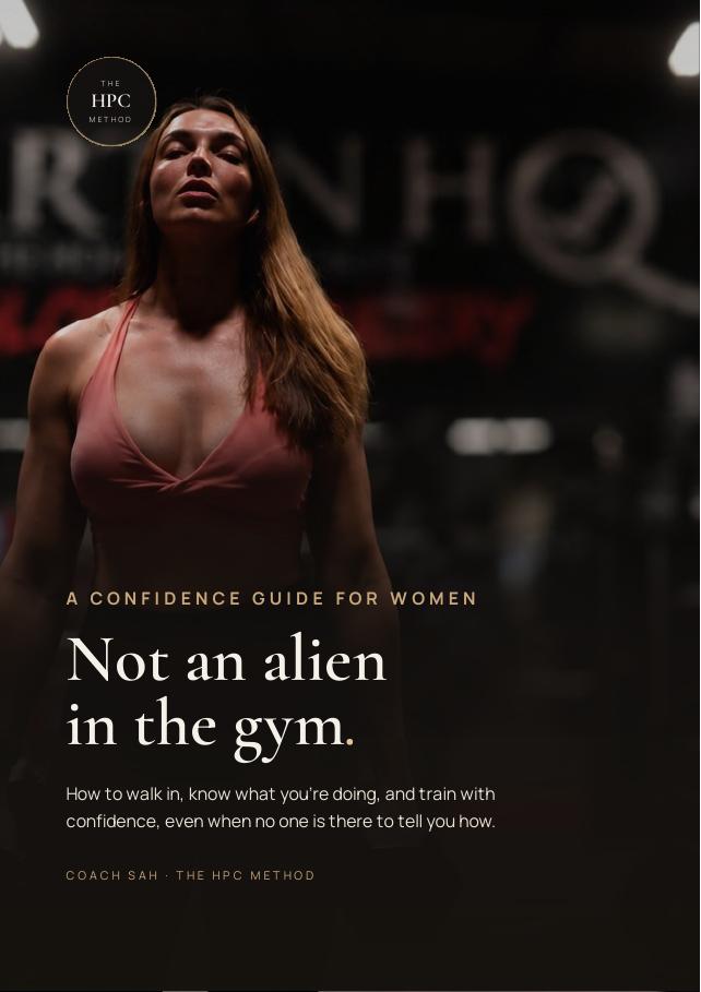 Cover of the free guide Not an Alien in the Gym by Coach Sah